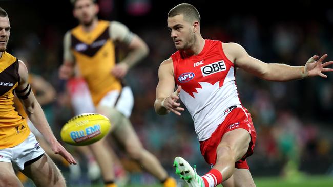 Sydney’s Tom Papley in action at the SCG. Picture: Phil Hillyard