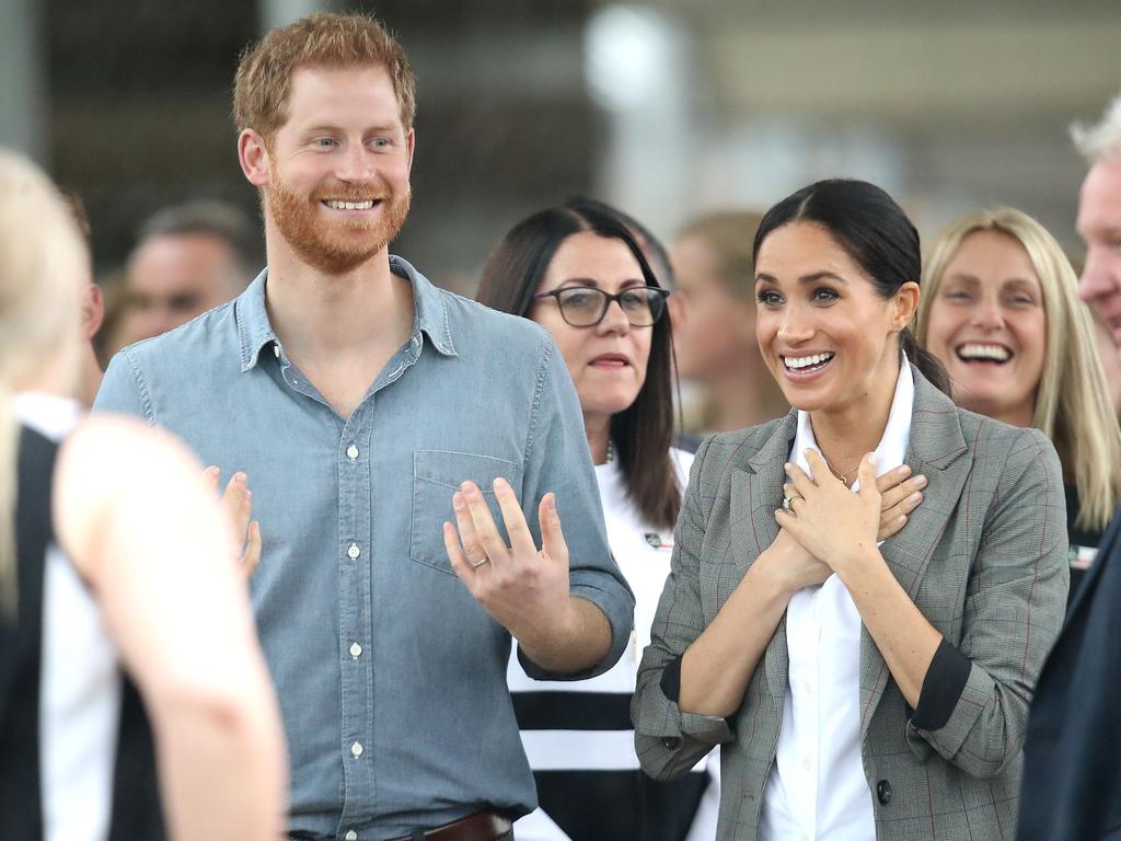 Meghan’s visibly touched by the students.