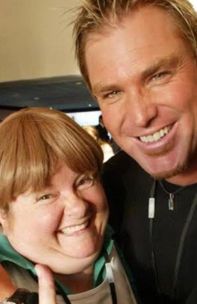 Shane Warne was Sharon's dream man throughout the iconic Aussie series.