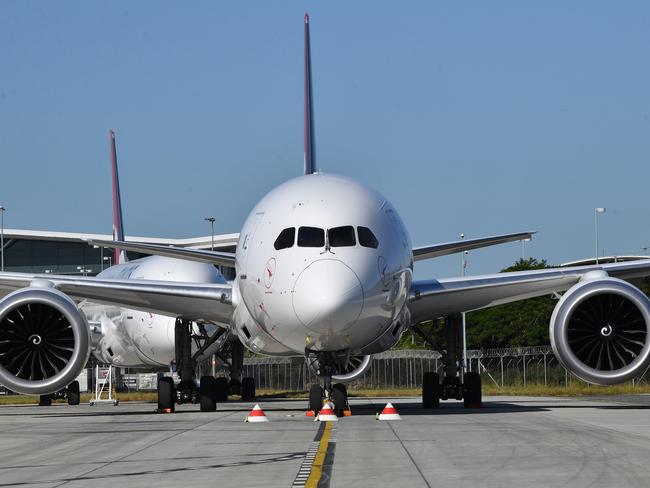 Qantas is extra seeking cabin crew from New Zealand to work on international flights during the COVID-19 disaster. Picture: AAP