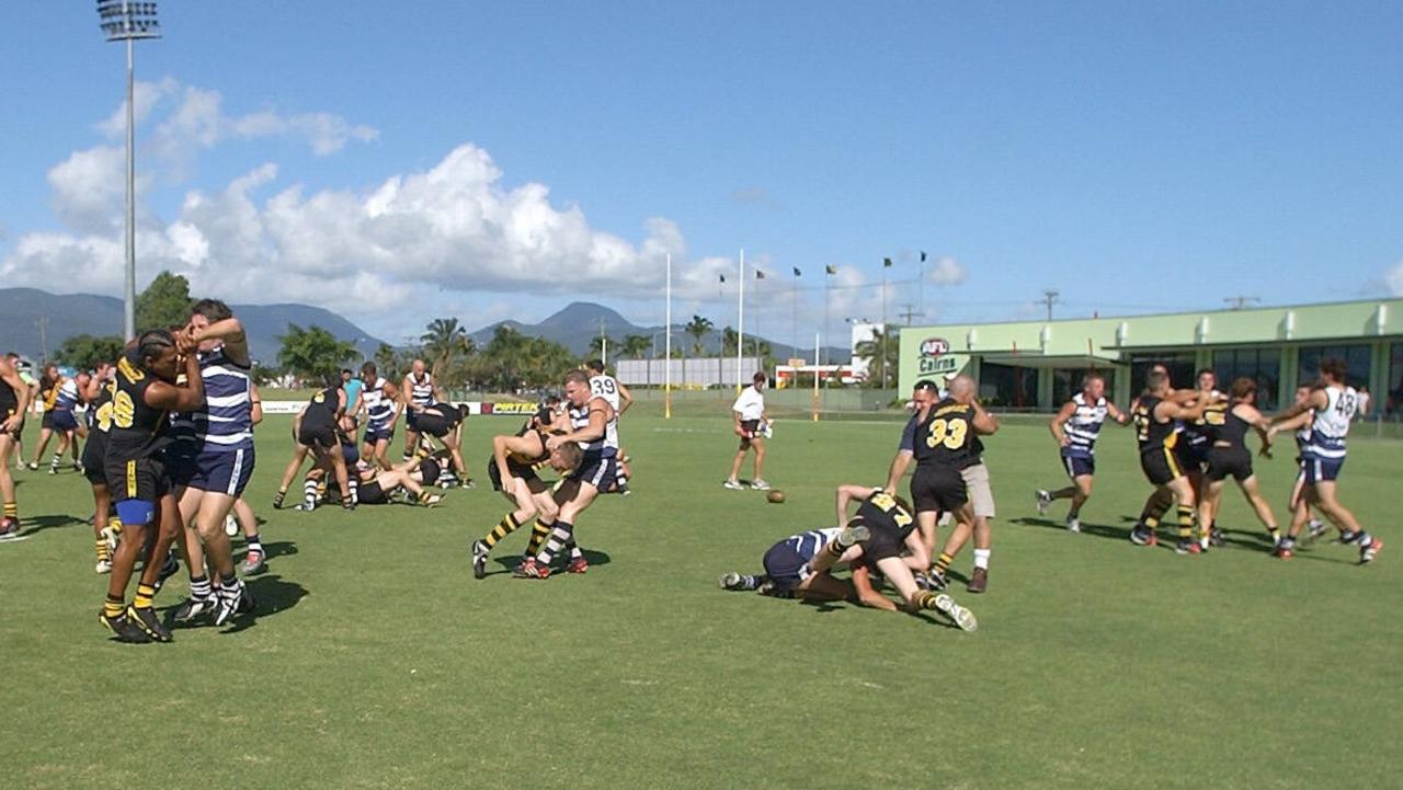 2004 AFL Cairns grand final between North Cairns and Port Douglas. Photo: Michael Watt.