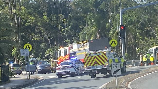 Buderim New Year's Eve crash. Photos: Elizabeth Neil