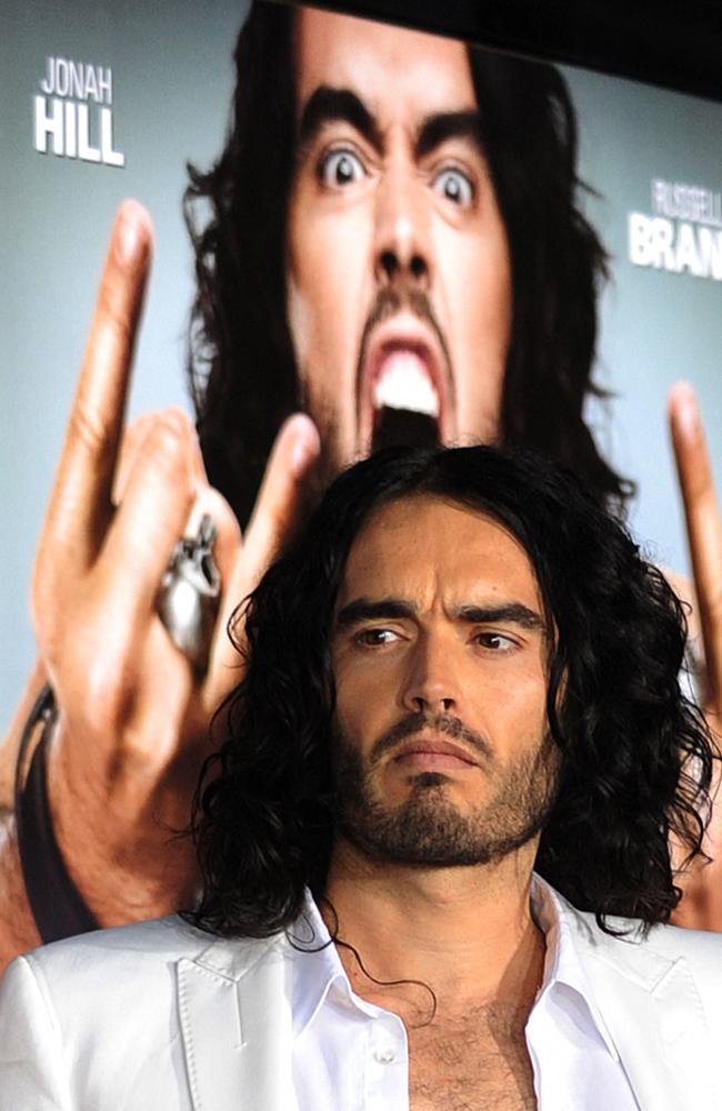 Russell Brand at the premiere of the comedy movie 