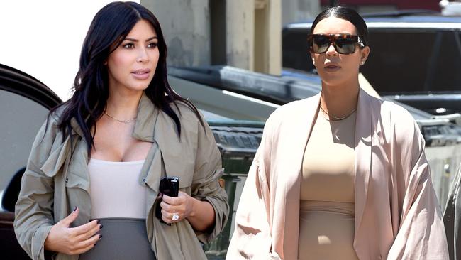 A pregnant Kim Kardashian along with her sister Kourtney head to the Pantages Theater in Hollywood <P> Pictured: Kim Kardashian And Kourtney Kardashian <B>Ref: SPL1087992 260715 </B><BR/> Picture by: Splash News<BR/> </P><P> <B>Splash News and Pictures</B><BR/> Los Angeles: 310-821-2666<BR/> New York: 212-619-2666<BR/> London: 870-934-2666<BR/> photodesk@splashnews.com<BR/> </P>