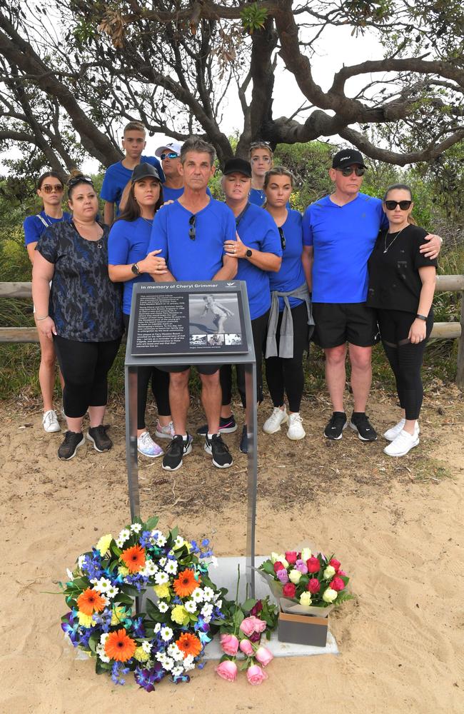 A memorial walk and plaque was unveiled to commemorate the 50th anniversary of the disappearance of Cheryl Grimmer. Picture: Simon Bullard