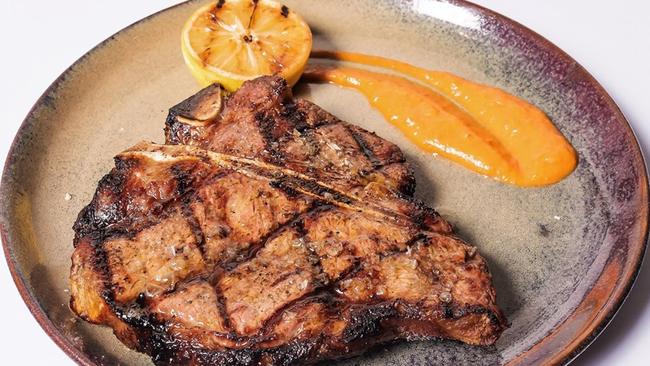 Steak from Gaucho's Argentinian Restaurant.