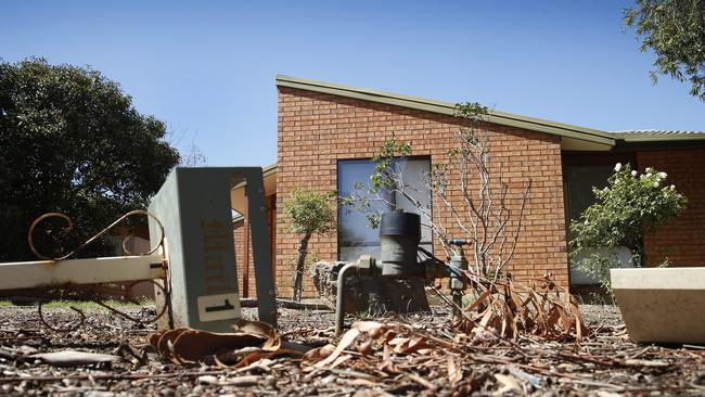 An abandoned home on Chestnut Avenue. Picture: Dean Martin