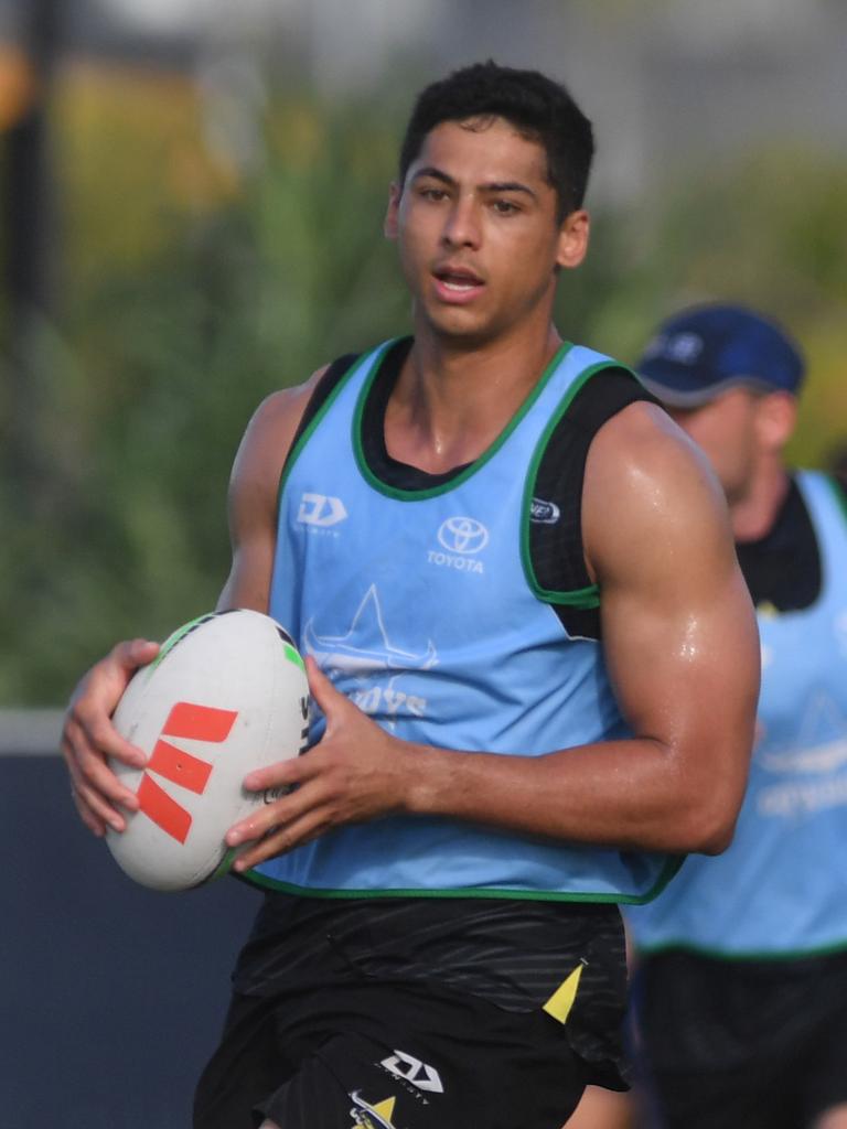 NQ Cowboys training at Cowboys HQ at the Hutchinson Builders Centre. Heilum Luki. Picture: Evan Morgan