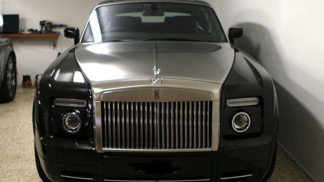 AFP officers confiscated multiple luxury cars – including this Rolls Royce – during Operation Beaufighter. Picture: Supplied