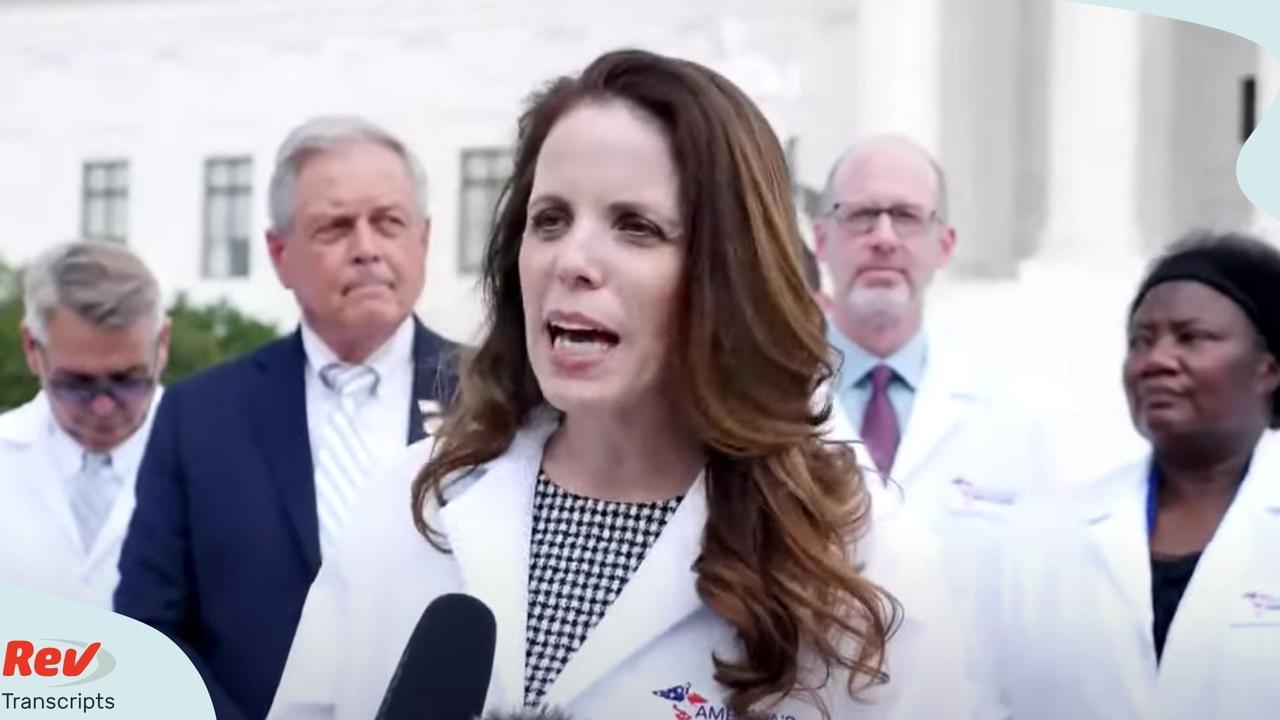 The group of doctors call themselves America's Frontline Doctors.