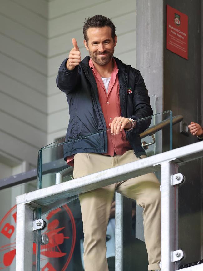 “You’re welcome”, Ryan Reynolds, probably. Photo by Simon Stacpoole/Offside/Offside via Getty Images