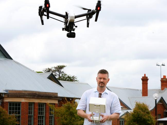 Western Sydney University senior researcher Dr Sebastian Pfautsch. Picture: Angelo Velardo