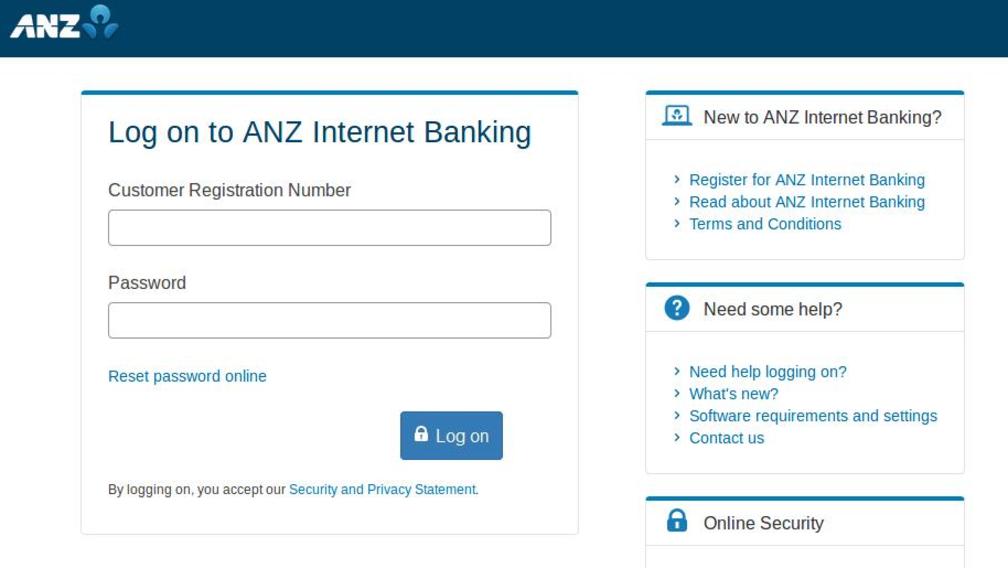 Your login details. Customer Registration number ANZ. Banking scam. Bank Scammers. Bank is a scam.