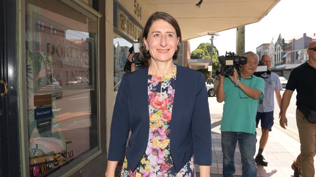 Newly re-elected NSW Premier Gladys Berejiklian now has a majority government. Picture: Tracey Nearmy