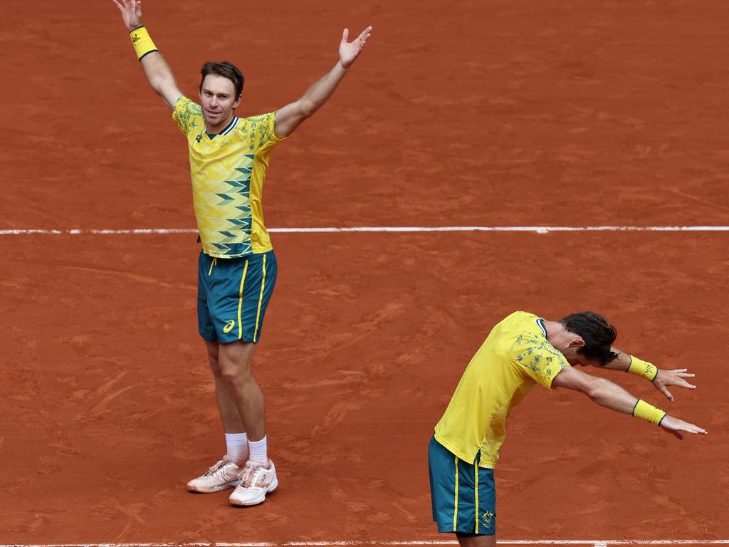 And it’s gold to Australia at Roland Garros. Picture: Adam Head