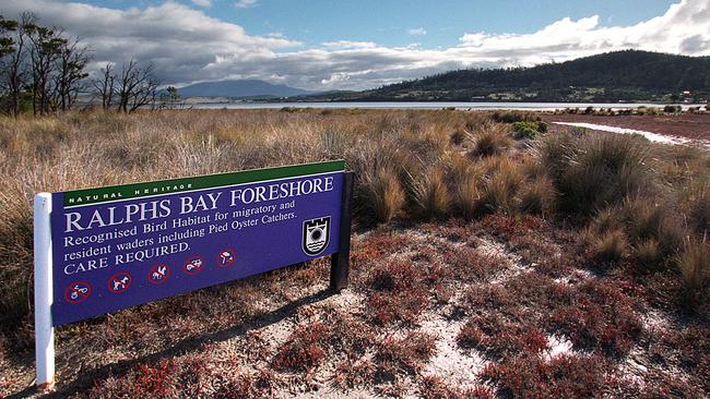 View of Ralphs Bay foreshore at Lauderdale