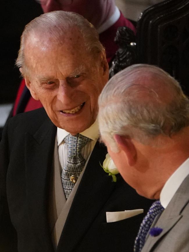 Prince Philip and Prince Charles. Picture: Getty