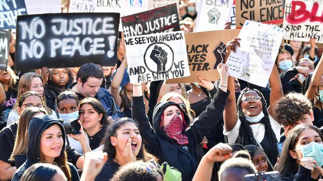 A rally in Stockholm, Sweden. Picture: AFP