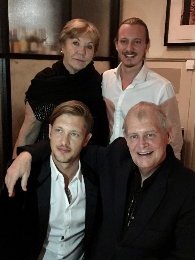 Rob, Jill, James and John Farnham. Picture: Supplied