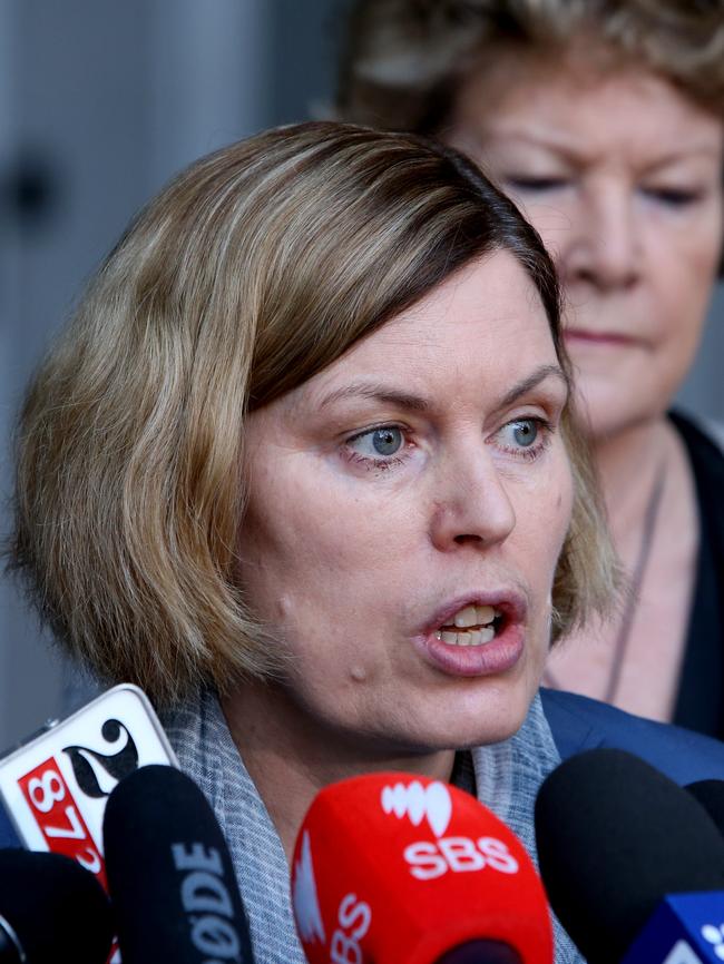 Dr Kerry Chant at the press conference. Picture: Chris Pavlich