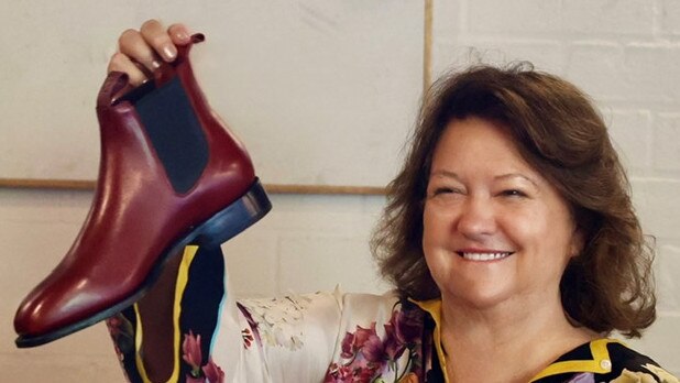 Gina Rinehart acquired Australian bootmaker Rossi Boots.