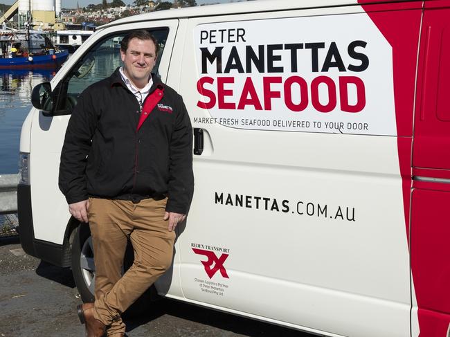 Peter Manettas has followed his father and grandfather’s steps in the seafood business.