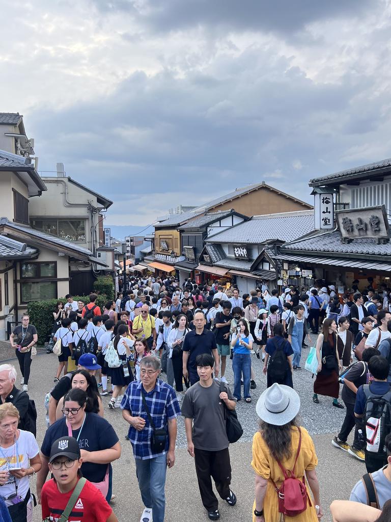 Kyoto’s tourist attractions draw huge crowds. Picture: Chantelle Francis