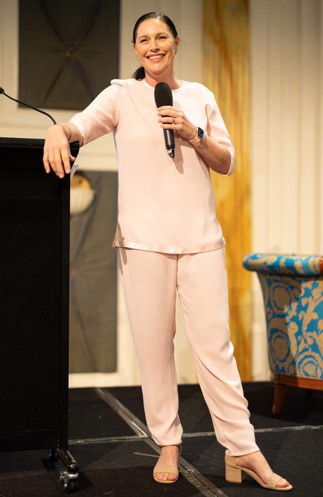 Angela Tyler at the Trinity Lutheran College Mother's Day high tea fundraiser at the Palazzo Versace on Saturday, May 13. For The Pulse. Picture: Celeste Humphrey