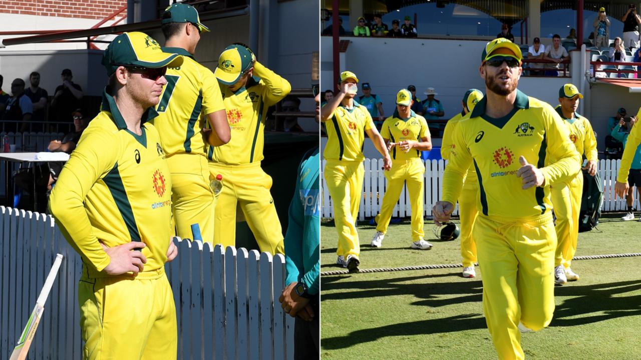 Steve Smith and David Warner returned to Australia's XI on Monday in a warm-up match against New Zealand.