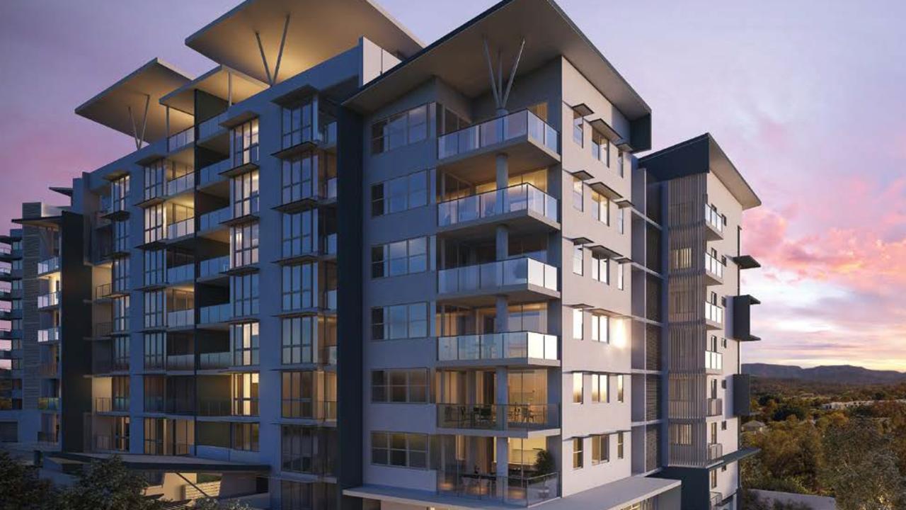 Artist impression of Robina's Brooke Residences, a project being built by Condev