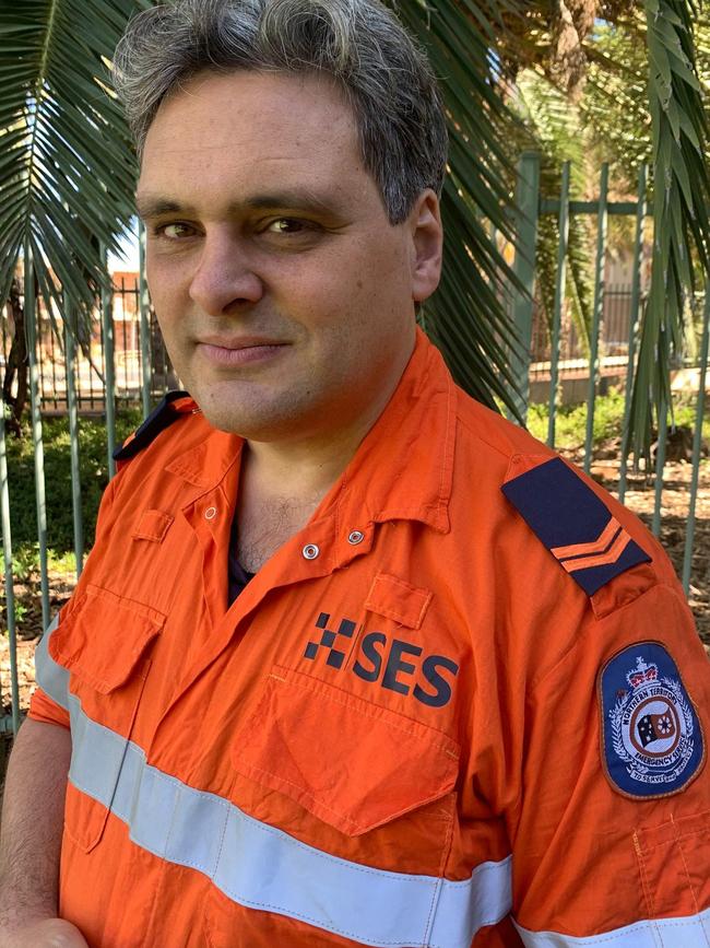 Alice Springs resident Brett Malouf wanted more adventure in his life, so he decided to become a volunteer with the Northern Territory Emergency Services.