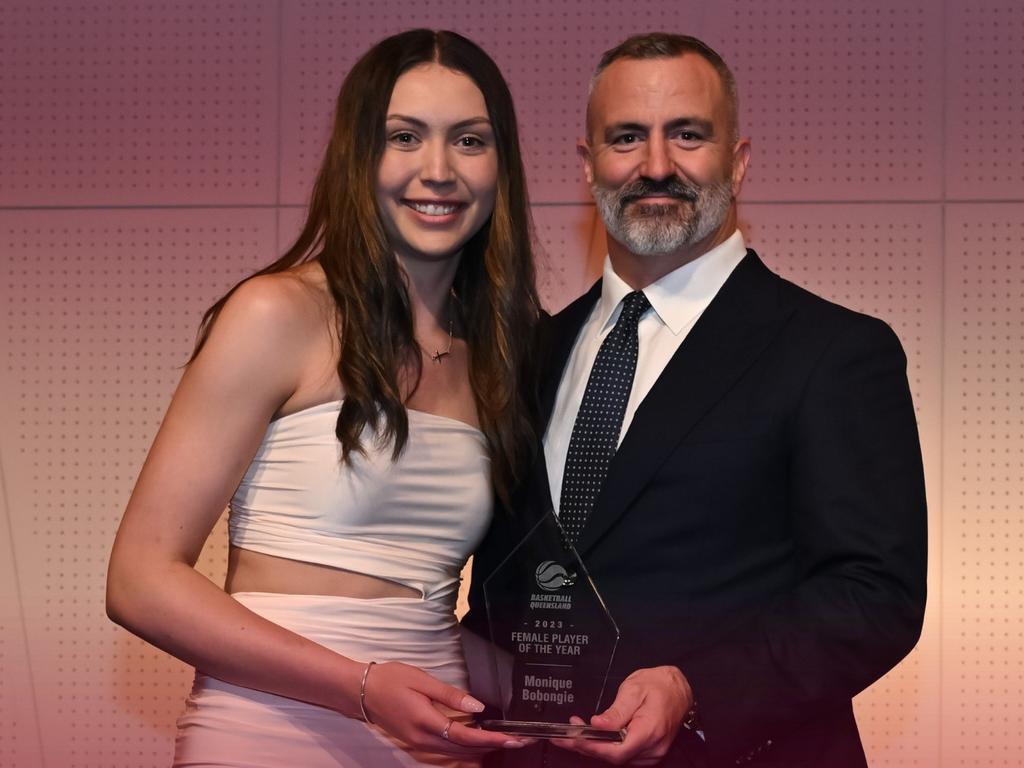 Monique Bobongie won Basketball Queensland's Female Player of the Year. Picture: Basketball Queensland Facebook.