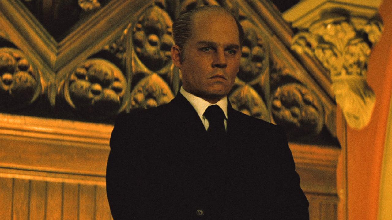 Depp as Whitey Bulger, the most infamous criminal ever in South Boston, in <i>Black Mass</i>. Picture: Roadshow Pictures