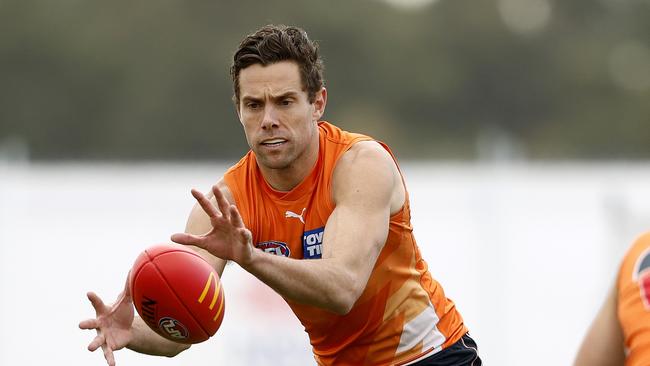 The Giants expect to regain star Josh Kelly from a calf injury for their round 22 clash against Brisbane. Picture: Phil Hillyard