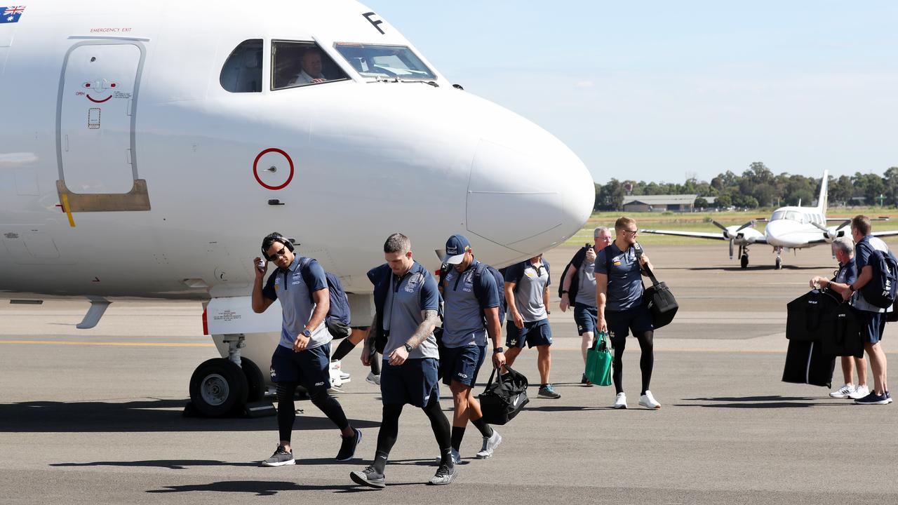 The Cowboys are already taking measures to self-isolate. They took a private flight to Sydney for Thursday’s match against the Bulldogs.