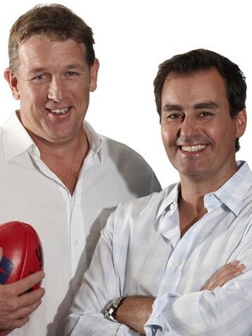 Sacked hosts David Schwarz and Mark Allen.