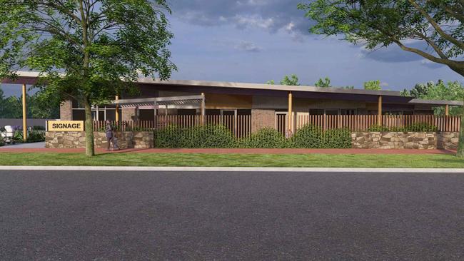 Mock ups of the new childcare centre set to be built on Anzac Hwy at Glenelg East. Picture: Supplied