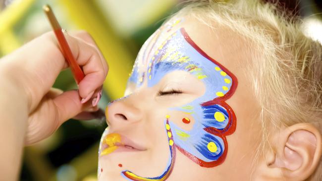 Face painting will be among the things to do at Harbour Town.