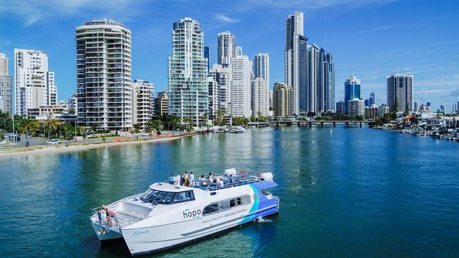 The Hopo ferry will launch this weekend. (AAP Image/Supplied by City of Gold Coast Council)