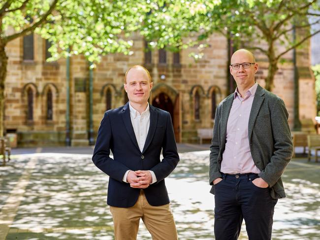 Co-directors Dr Nathan Lyons and Associate Professor David Bronstein ahead of the launch of the new Centre for the History of Philosophy.