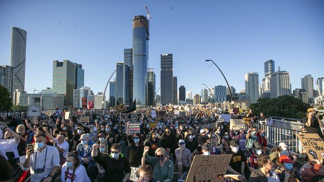 About 30,000 people attended the Brisbane protest. (Photo by Jono Searle/Getty Images)