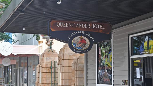 Tailyce Calman’s interference stopped delayed officers’ efforts to subdue the man she was with, who was acting violently outside the Queenslander Hotel.