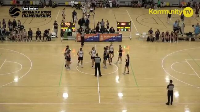 Replay: Basketball Australia School Championships Day 3 -  (Women's QF) Hillcrest CC v Brisbane State High