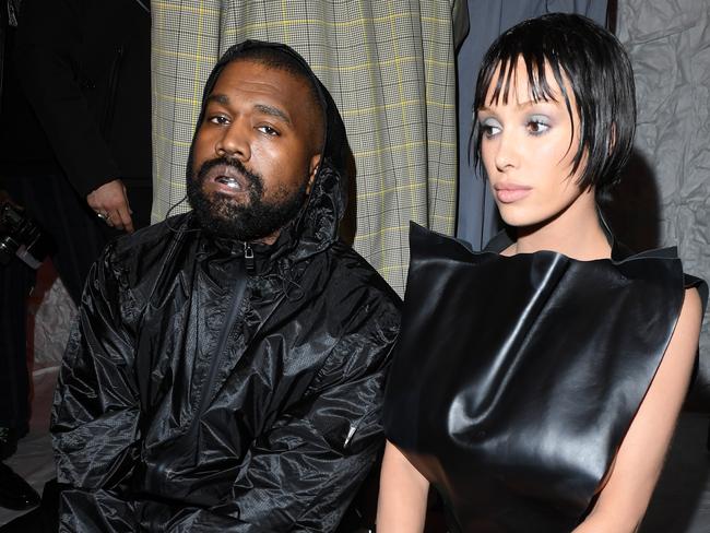 MILAN, ITALY - FEBRUARY 23: Kanye West and Bianca Censori attend the Marni Fall/Winter 2024 Fashion Show during the Milan Fashion Week - Womenswear Fall/Winter 2024-2025 on February 23, 2024 in Milan, Italy. (Photo by Alessandro Levati/Getty Images for Marni Srl)