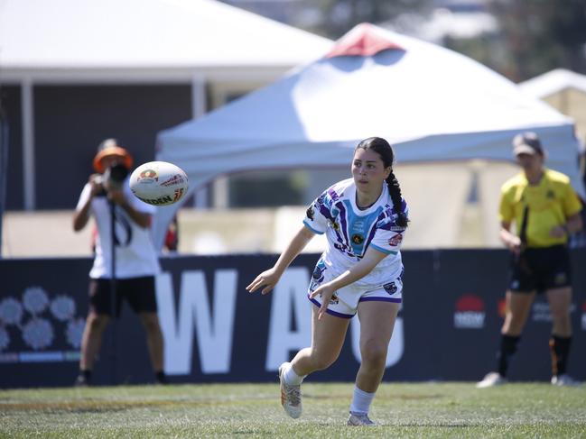 Amirah Dargan. Waterloo Storm vs Mindaribba Warriors, U17s Girls. Koori Knockout Grand Finals, Bathurst. Picture: Warren Gannon Photography