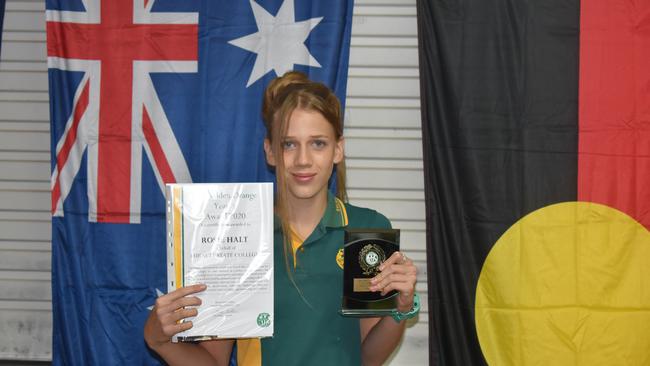 The Golden Orange Year 8 Award went to Rosie Halt. (Picture: Kristen Camp)