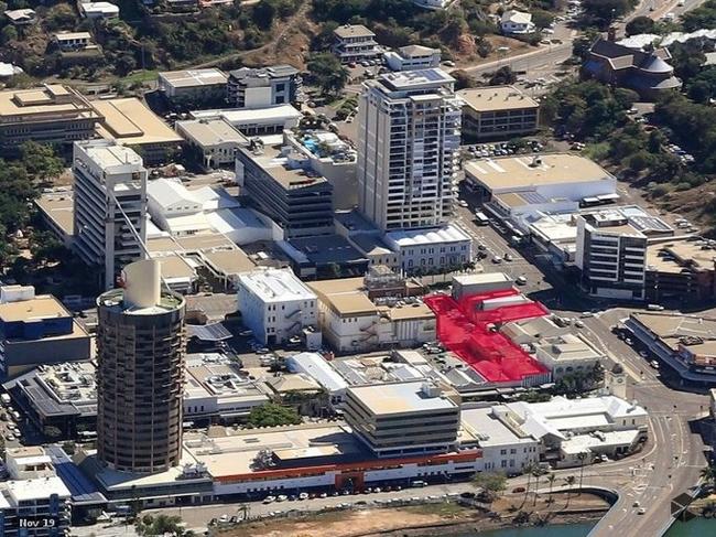 The vacant block were the Buchanan's Hotel stood. Picture: RP Data.