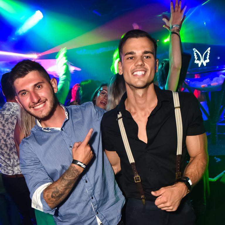 Dan Stavreski and Jason Sutvek at Love Nightlife for Gold Coast Bulletin Night Spotting photos PICTURE: Pedro Silva