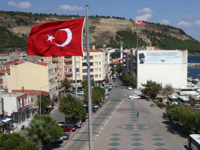 16/9/2014- Eceabat, Gallipoli peninsula, Turkey. The town of Eceabat is the closest town to Anzac Cove where Anzac day dawn service will be celebrated in April 2015 when 10.000 people are expected. The town is preparing to the huge affluence of people by building new hotels. Prices for accomodation are expected to be much higher than the previous years. Pic Ella Pellegrini