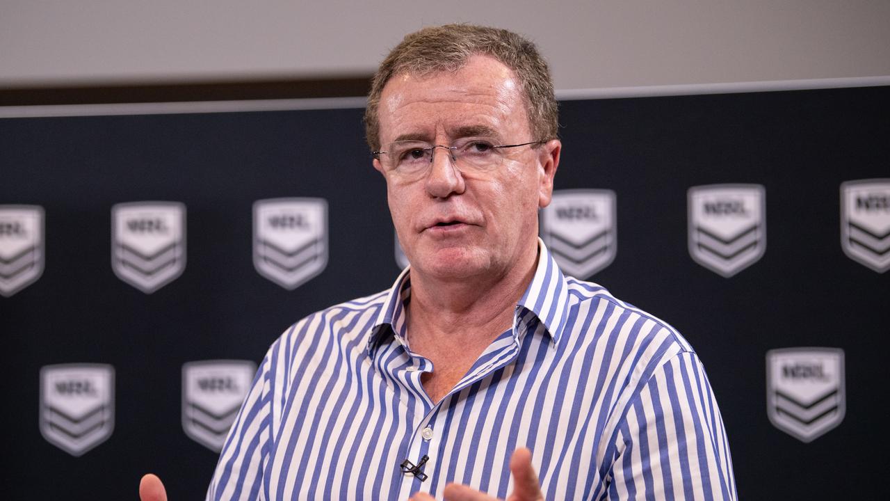 Graham Annesley said he was one of few willing to stick up for the referees. Picture: AAP Image/James Gourley